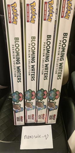 Pokemon Scarlet & Violet 151 Blooming Waters Premium Collection Box 4x Lot - Image 2