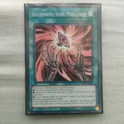 YUGIOH Succumbing-Song Morganite (ROTA-EN065) Super Rare 1st Edition Near Mint - Image 1