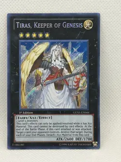 Yugioh! Tiras, Keeper Of Genesis - GENF-EN044 - Secret Rare - 1st Edition - NM - Image 1