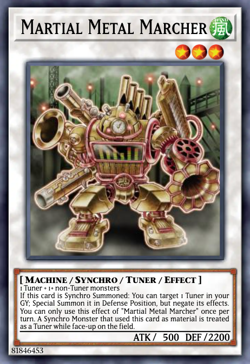 Yugioh! Martial Metal Marcher RARE Justice Hunters JUSH-EN052 PREORDER - Image 1