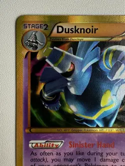 Dusknoir (104 Secret Rare) 104/101 Plasma Blast Holo LP Pokemon TCG Card - Image 2