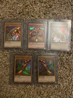 ULTRA RARE Exodia The Forbidden One (5 Card Set) YGLD 1st Edition Holo Yugioh - Image 3