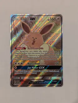 Eevee GX SM233 Full Art Promo Black Star Ultra Rare Holo Pokemon TCG Card - NM! - Image 1