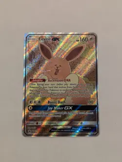Eevee GX SM233 Full Art Promo Black Star Ultra Rare Holo Pokemon TCG Card - NM! - Image 2