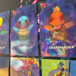 Ditto Kanto Starters Carmander Pokemon Cracked Ice Holo Team Rocket Card Peru - Image 3