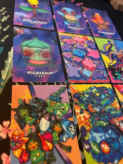 Ditto Kanto Starters Carmander Pokemon Cracked Ice Holo Team Rocket Card Peru - Image 5