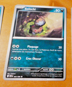 POKEMON FLAMME BLANCHE CARD CARTE SOLOCHI 065/086 WHT EV10.5 FR MINT 2025 - Image 1