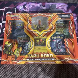 Pokemon TCG Tapu Koko Figure Collection Trading Card Game 820650802829 - Image 1