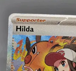 Hilda 171/086 White Flare English Pokemon Card Scarlet&Violet *Read Description - Image 4