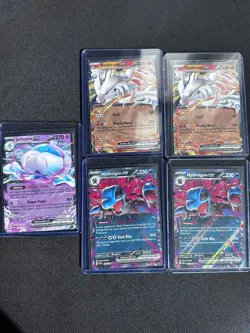 Pokemon TCG White Flare ENGLISH Ex Card Lot (5) - Reshiram Hydreigon - Image 1