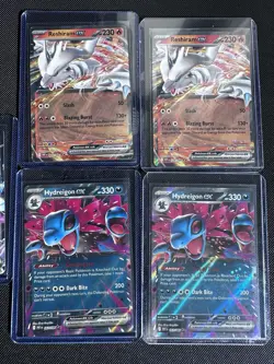 Pokemon TCG White Flare ENGLISH Ex Card Lot (5) - Reshiram Hydreigon - Image 3