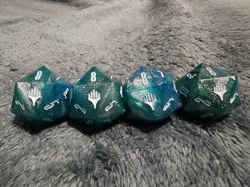 MTG Final Fantasy Gift Bundle Crystal Blue D20 Spin Down Counter x4 - Image 3