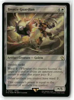 Bronze Guardian Commander: Final Fantasy Surge Foil MAGIC MTG NM - Image 1