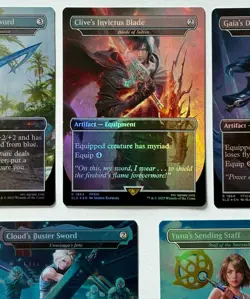 MTG Final Fantasy Secret Lair WEAPONS - RAINBOW FOIL - Loose - Image 5