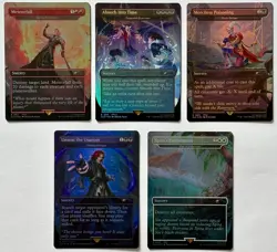 MTG Final Fantasy Secret Lair GAME OVER - Rainbow Foil - Loose Cards - Image 2