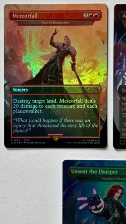 MTG Final Fantasy Secret Lair GAME OVER - Rainbow Foil - Loose Cards - Image 3