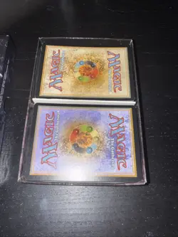 MTG: Magic the Gathering POKER DECKS 1998 PLAYING CARDS RARE 1 Deck Complete - Image 2
