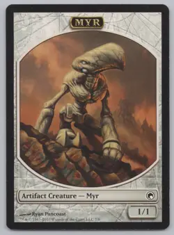 MTG (10) Myr Token - Scars of Mirrodin (SOM) 7/9 -z51 - Image 2