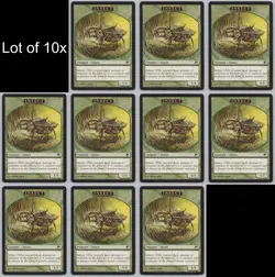 MTG (10) Insect Token - Scars of Mirrodin (SOM) 4/9 -z50 - Image 1
