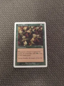MTG Vernal Bloom 7th Edition. Sticker On Back. See Photos - Image 1