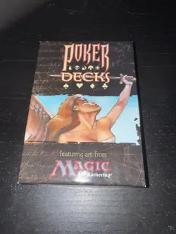 MTG Poker Decks 1998 Playing Cards Magic The Gathering New Factory Sealed Rare - Image 1