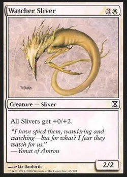 Watcher Sliver - Light Play MTG Time Spiral - Image 1