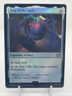 MTG | Final Fantasy | Ring of the Lucii | Foil | US Seller | Quick to Ship - Image 1