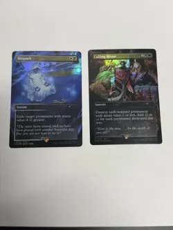 MTG X Final Fantasy Culling Ritual and Despark * Foil * Promo Cards Set Of 2 - Image 1
