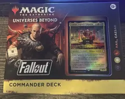 MTG Fallout Hail Caesar Commander Deck Universes Beyond Magic The Gathering - Image 1
