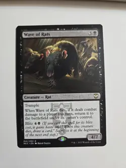 Wave of Rats x1 MTG ENGLISH Rare Check My Store! - Image 2