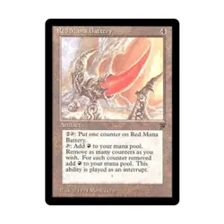 WOTC MtG Legends Red Mana Battery (U) VG - Image 1