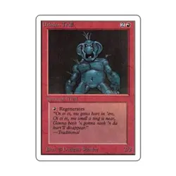 WOTC MtG Unlimited Uthden Troll (U) EX - Image 1