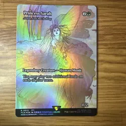 2025 Magic MTG Final Fantasy The Ages Princess Sarah Foil Rare FF1 #0015 - Image 1