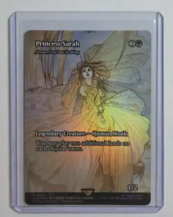 2025 Magic MTG Final Fantasy The Ages Princess Sarah Foil Rare FF1 #0015 - Image 1