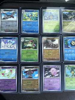 Pokemon Black Bolt Poke Ball / Pokeball Pattern Lot - 12 Total Cards - ENGLISH - Image 1