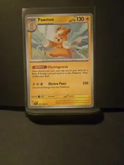 Pokemon Scarlet & Violet NON Holo Rare Pawmot - 076/198 - DECK EXCLUSIVE - Image 1