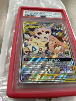 Togepi & Cleffa & Igglybuff GX 143A/236 Alternate Art Holo TAGTEAM POKEMON PSA10 - Image 2