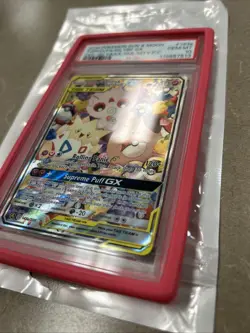 Togepi & Cleffa & Igglybuff GX 143A/236 Alternate Art Holo TAGTEAM POKEMON PSA10 - Image 3