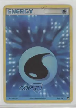 Water Energy Reverse Foil Pokemon EX Power Keepers #105 2007 3bs - Image 1