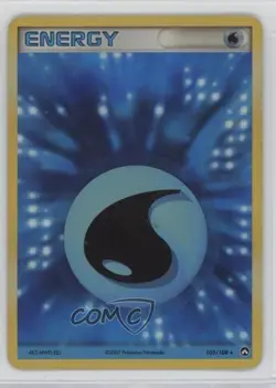Water Energy Reverse Foil Pokemon EX Power Keepers #105 2007 0l4h - Image 1