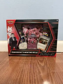 Destined Rivals Pokemon TCG Team Rockets Mewtwo EX Box Sealed - Image 1