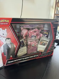 Destined Rivals Pokemon TCG Team Rockets Mewtwo EX Box Sealed - Image 1