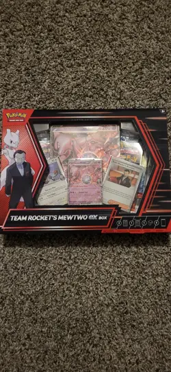 Destined Rivals Pokemon TCG Team Rockets Mewtwo EX Box Sealed - Image 1