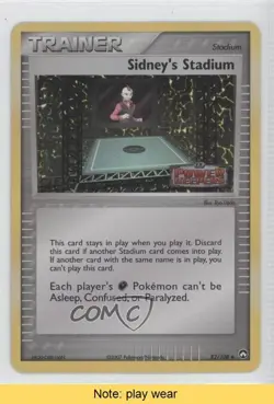 Sidney's Stadium Reverse Foil Pokemon EX Power Keepers #82 2007 READ 0j5 - Image 1