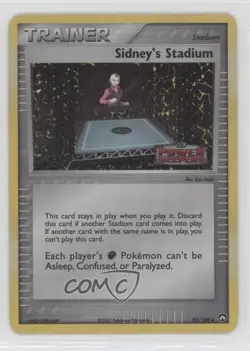 Sidney's Stadium Reverse Foil Pokemon EX Power Keepers #82 2007 12ka - Image 1