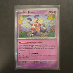 Mr. Mime - 122/165 - Holo Rare - Scarlet & Violet: 151 - Pokemon TCG - Image 1
