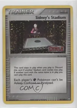 Sidney's Stadium Reverse Foil Pokemon EX Power Keepers #82 2007 10cj - Image 1