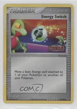 Energy Switch Reverse Foil Pokemon EX Power Keepers #75 2007 0dk - Image 1