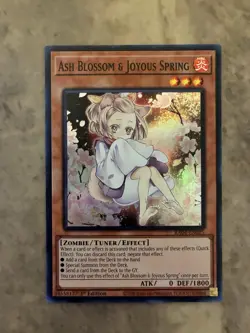 Yugioh! TCG - Ash Blossom & Joyous Spring (Alt Art) - Super Rare - RA04-EN025 - Image 1