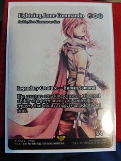 Lightning, Lone Commando - Isshin, Two Heavens as One (Showcase) Final Fantasy: - Image 1